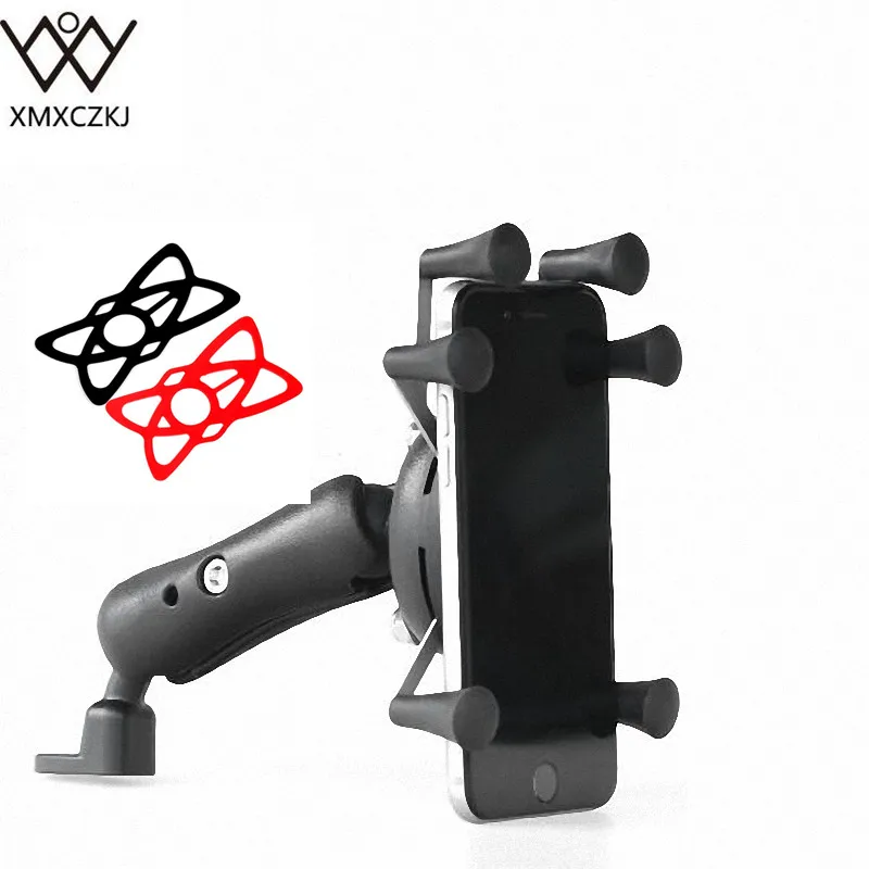 XMXCZKJ Motorcycle Bike MTB Bicycle Mobile Phone Grip Holder Mirror Rear View Mount X-Grip For GPS Cellphone Holder Accessories XMXCZKJ Motorcycle Bike MTB Bicycle Mobile Phone Grip Holder Mirror Rear View Mount X-Grip For GPS Cellphone Holder Accessories
