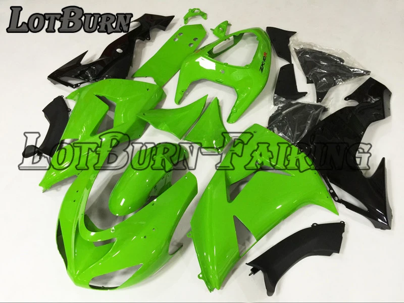 

High Quality ABS Plastic Fit For Kawasaki ZX10R 636 ZX-10R 2006 2007 06 07 Moto Custom Made Motorcycle Fairing Kit A718