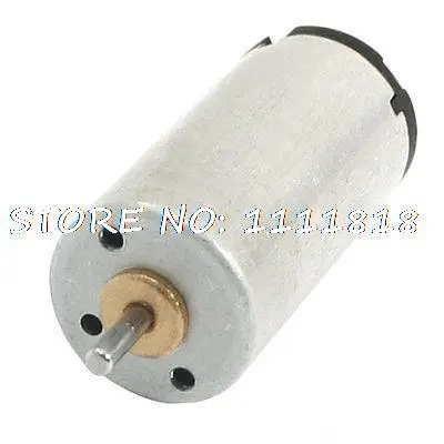 

1.5-9V 3V 18500RPM 0.3A Cylinder Electric Mini Motor for Hair Clipper Robot Model 1230 12x30mm
