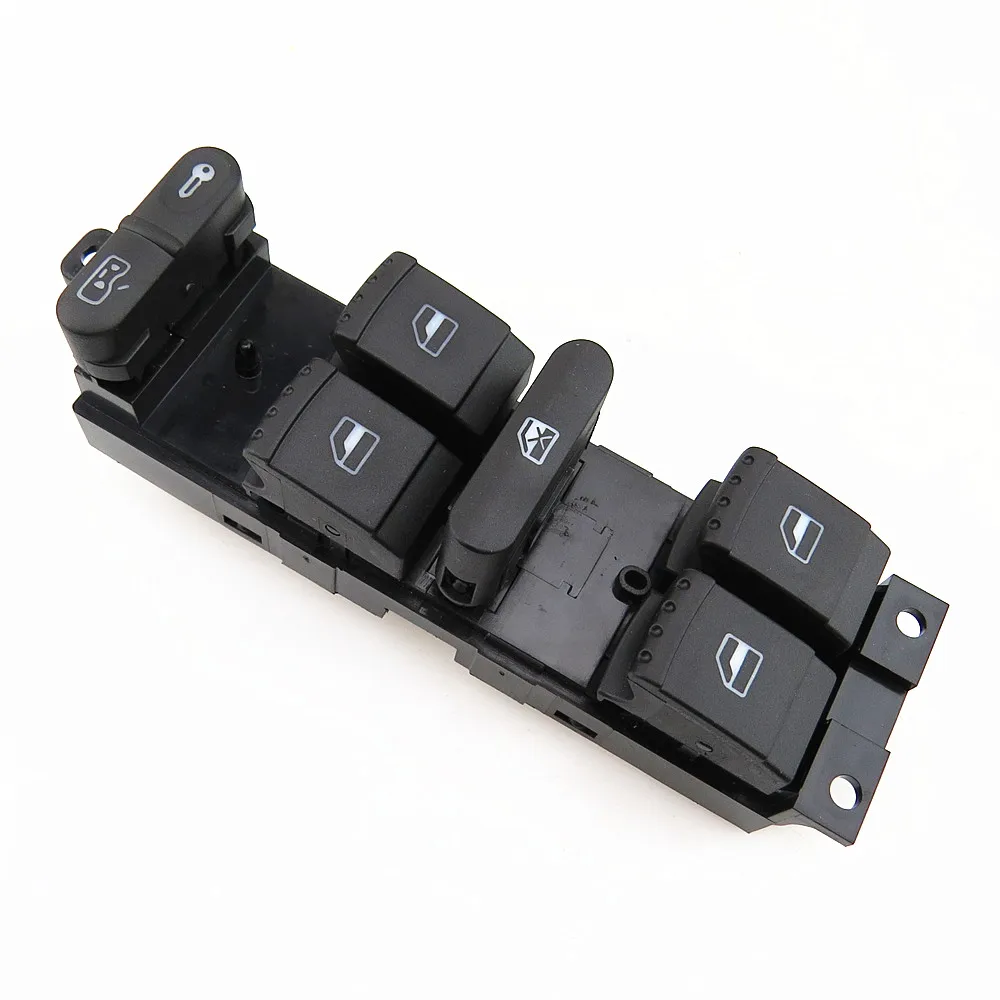 

SCJYRXS Driver's Window Door Locking Master Switch Button For Golf MK4 Passat B5 99-05 1J4 959 857 D 1J4959857D 3BD959857