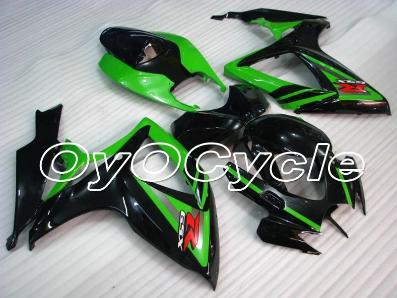

For 06-07 Suzuki GSXR600 GSXR750 K6 K7 GSXR 600 750 Injection Motorcycle ABS Fairing Bodywork Kit 2006 2007 Black Green