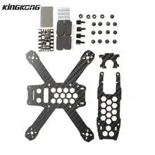 Original KingKong 130GT 130mm Carbon Fiber Frame Kit 5V 12V PDB Board For RC Camera Drone FPV Quadcopter Part