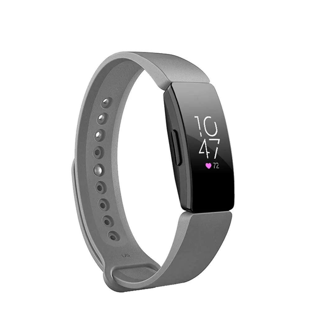 Силиконовый ремешок для Fitbit Inspire/Inspire HR Смарт-часы фитнес-трекер спортивный водонепроницаемый сменный Браслет ремешок