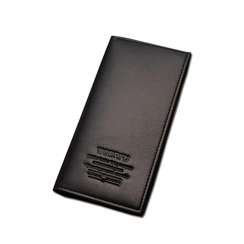  Men PU leather long clutch wallet business men Cards holder purse brown black male fashion pocket wallet Coin bag purse Billfold 