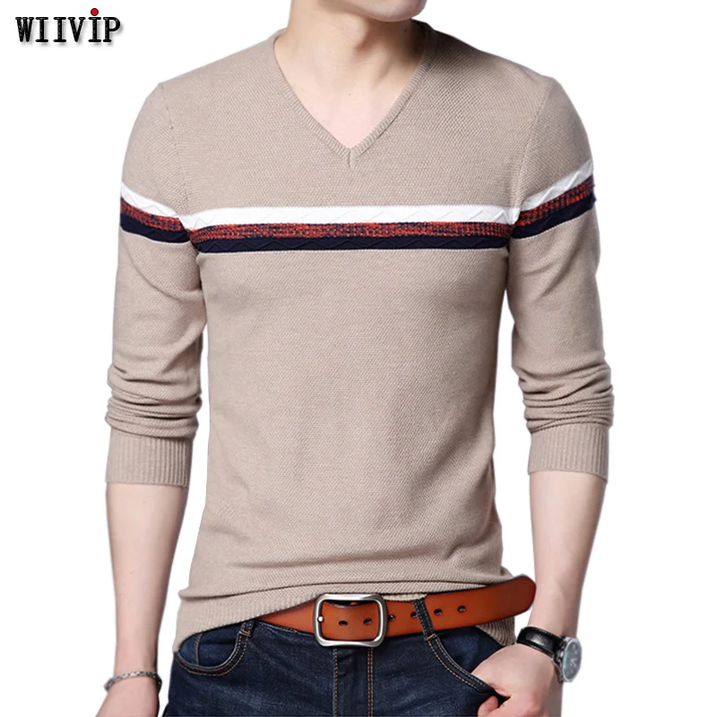 Knit Pullover Men 2017 Autumn New Tide Men's Round Neck