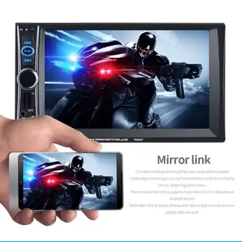 

6.6" Car Monitor 2 Din Stereo Car Radio MP5 GPS Navigation Bluetooth USB TF Card with Europe Map