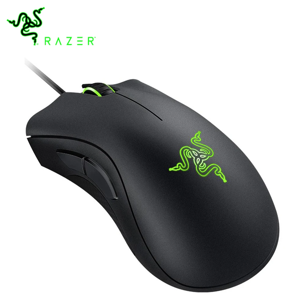 Razer DeathAdder Essential эргономичная профессионально-качественная мышь 6400 dpi оптический датчик для компьютера ноутбука ПК мыши