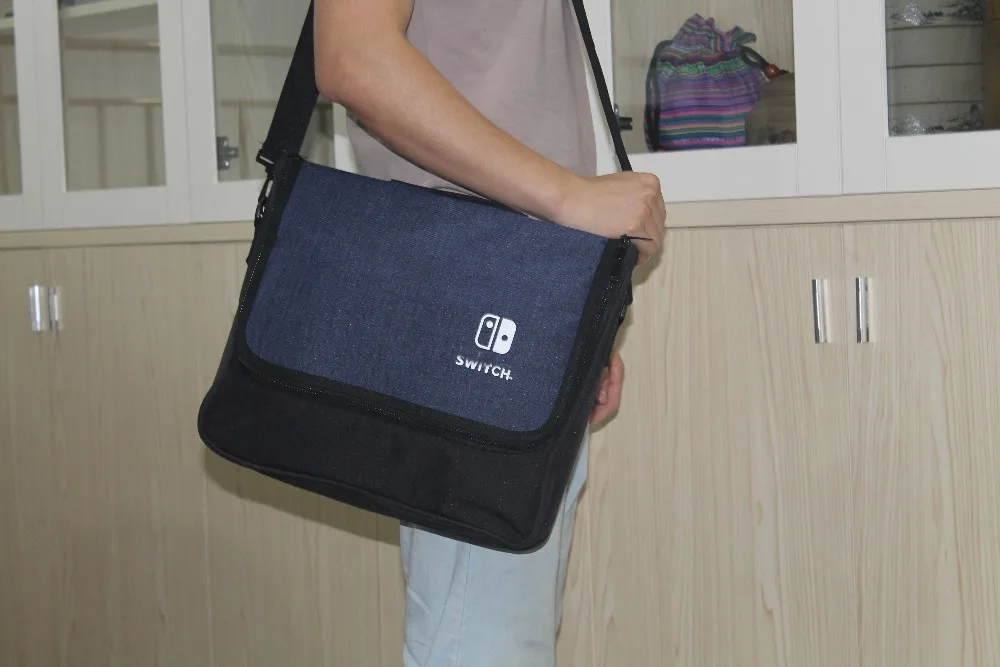 Дорожная сумка переносная защитная сумка-мессенджер сумка через плечо сумка с несколькими карманами для консольного переключателя NS