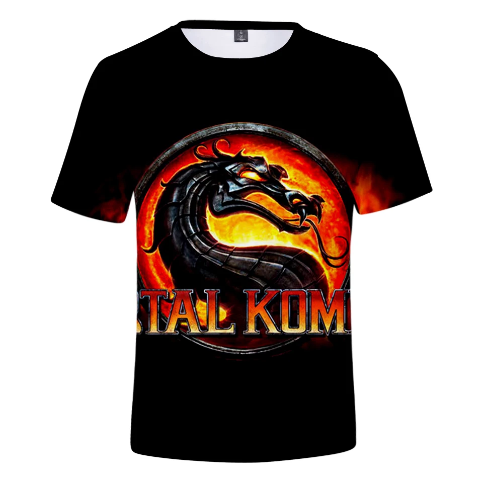 3D Mortal Kombat 11 Футболка Мужская/Женская Популярная футболка Летняя Высококачественная мягкая классическая Harajuku тройники Mortal Kombat 11 Топ