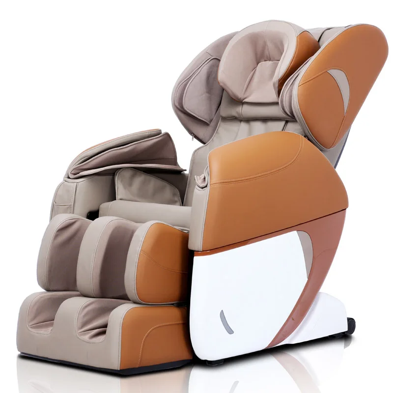 SminG массажный стул для дома, полный корпус, шея, капсула для ног, автоматический диван с электроприводом, разминающий шиацу, массажер для акупунктуры, забота о здоровье - Цвет: Слоновая кость