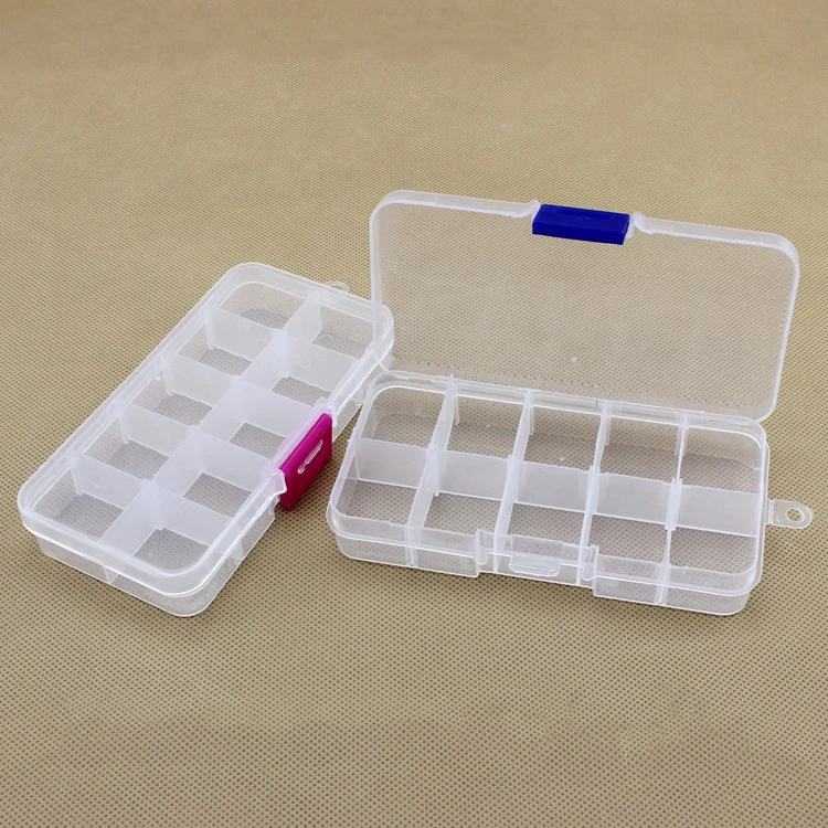 10 ячеек пластиковый органайзер для ювелирных изделий и бусин Съемный контейнер для хранения сортировочный чехол