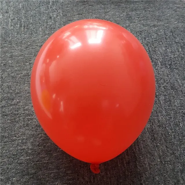10 шт 10 дюймов толщиной 2,2 г латексные шары зеленые свадебные украшения с днем рождения гелиевые круглые надувной шар воздушные шары - Цвет: Красный