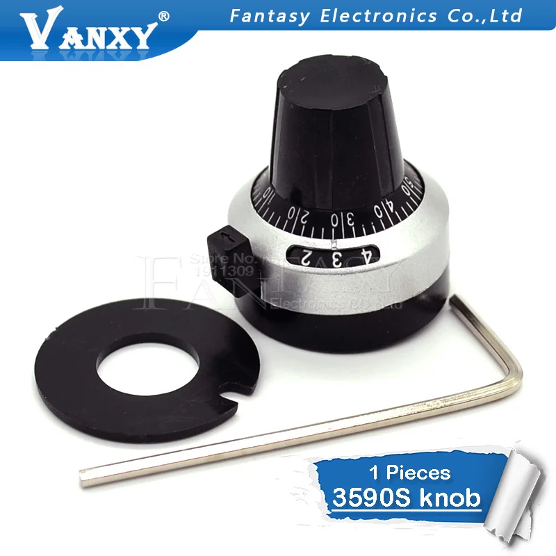 1 шт. ручка потенциометра 3590S 6 35 мм|potentiometer knob|knob potentiometerprecision knobs |
