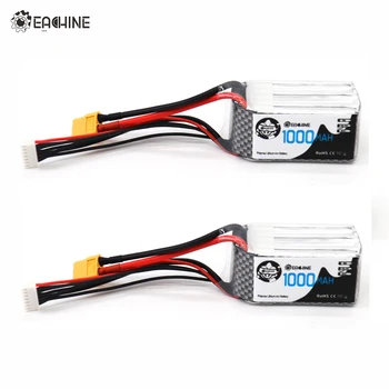 

1 / 2 PCS Eachine 1000mAh 6S 22.8V 80C HV Lipo Battery XT60 Plug RC Battery for X220HV FPV Racing Drone 62x33x38mm 170.8g