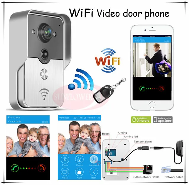 DHL&EMS free shipping New Wifi video intercom/ wifi wireless video door phones (App can be run in Android and IOS devices ) dhl ems xpsac5121 1pcs new for sch neider free shipping d1