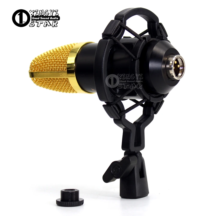 

Universal Studio Mic Stand Microphone Spider Shock Mount Mike Clamp Clip Holder Shockproof For ISK AT100 BM 700 800 RM18 RM7 RM9