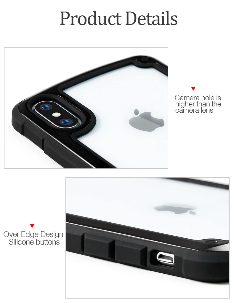 Прозрачный силиконовый чехол для iPhone 11 Pro Max XS MAX XR 8 7 6s 6Plus Роскошная Противоударная подушка безопасности прозрачная задняя крышка из ТПУ ярких цветов
