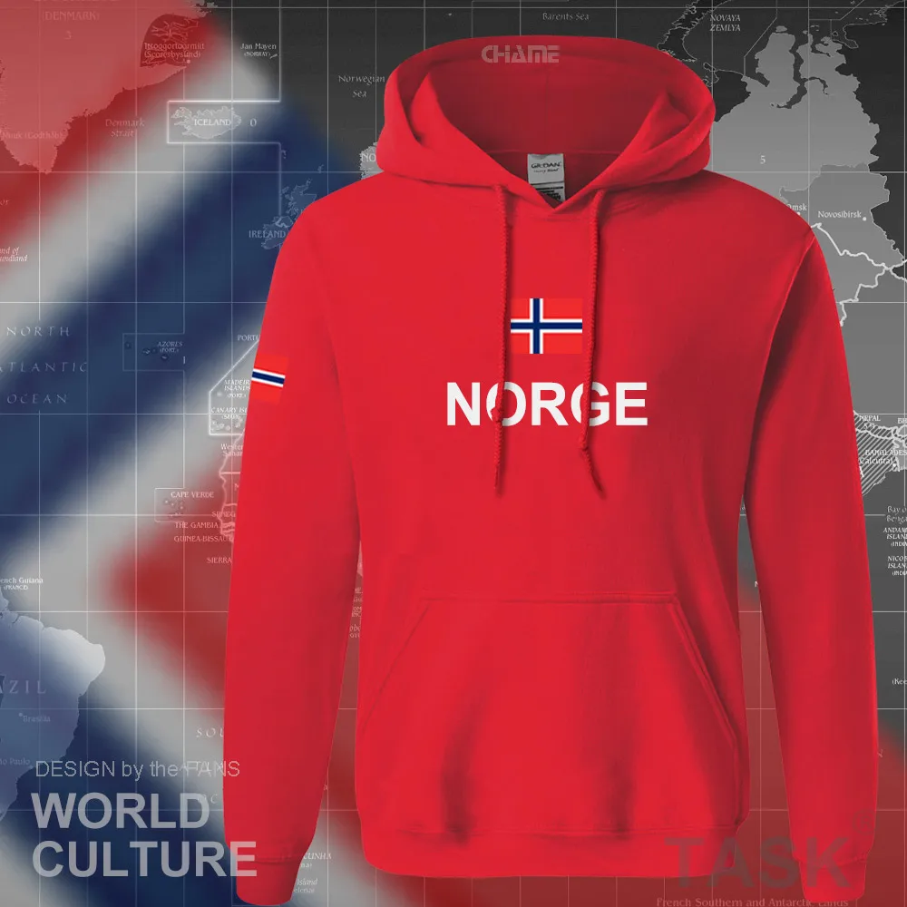 Норвежские толстовки, Мужская толстовка, новая уличная одежда в стиле хип-хоп, Футбольная форма jerseyes, спортивный костюм, Национальный норвежский флаг, NO Norge Noreg