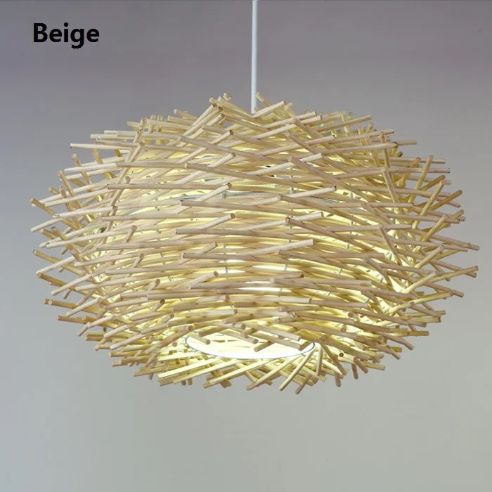 

Modern Bird's Nest Sala Pendant LIghts 30/50CM Kitchen Dinning Room Lamp Fixtures Vintage Lustres 110v 220v Luminaria E27 Retro