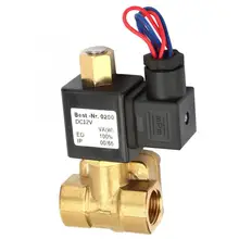 Электрический Соленоидный клапан воды Соленоидный клапан нормально открытый латунный Электрический Соленоидный клапан для воды воздуха 0-1.6Mpa