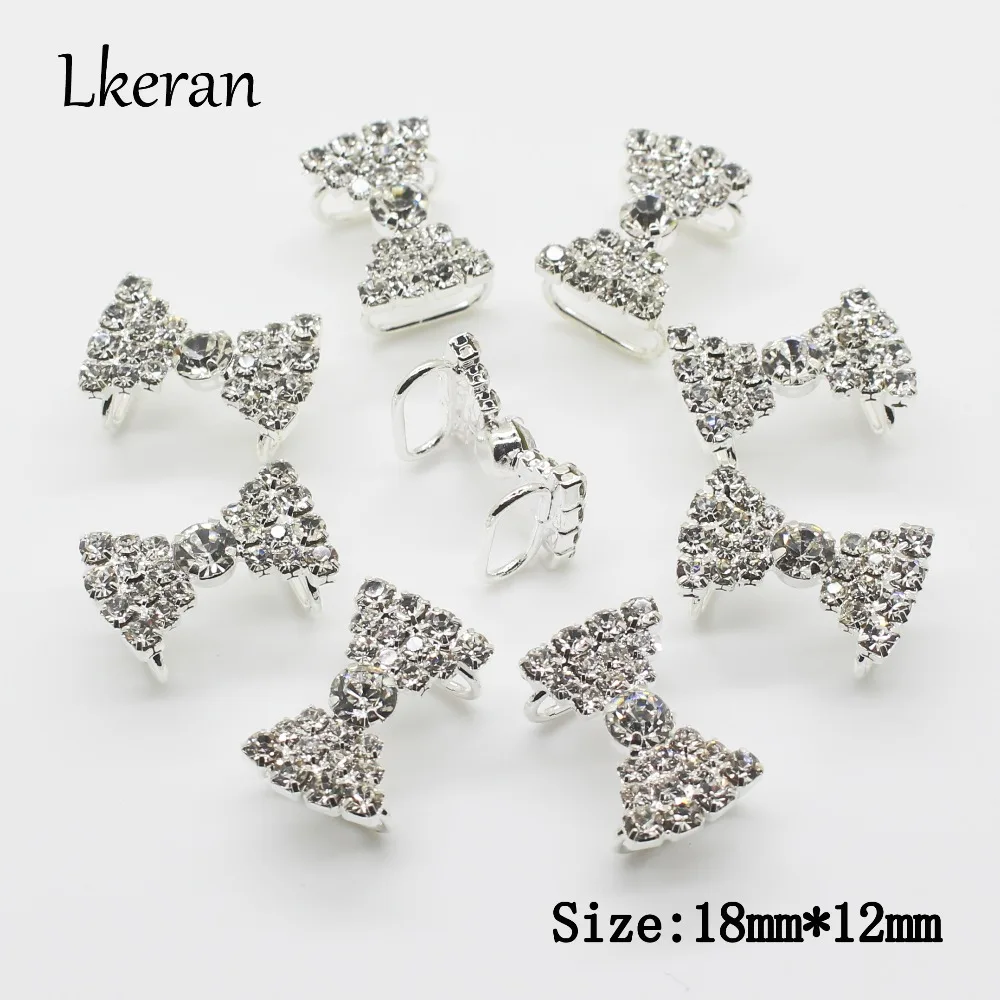 10 шт./упак. 18mm * 12mm стразы пряжки скольжения/приглашения лента слайдер свадебное