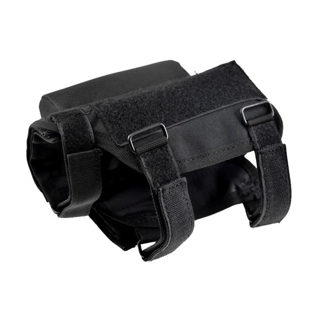 2-H001 Tactical Rifle Cheek Rest Riser Pad Ammo Cartridges Holder Carrier Canvas Pouch Round Cartridge bag shell Buttstock Ammo (5)