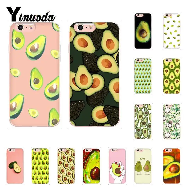 Чехол для телефона Yinuoda из ТПУ с изображением авокадо iPhone 8 7 6 6S Plus X XS MAX 5 2 SE XR 10 11 11pro