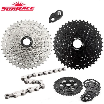 

Sunrace CSM990 9 Speed Cassette X9 Chain Cogs 11-40T Mountain Bike Freewheel Wide Ratio MTB Freewheel Adapter fit Shimano SRAM