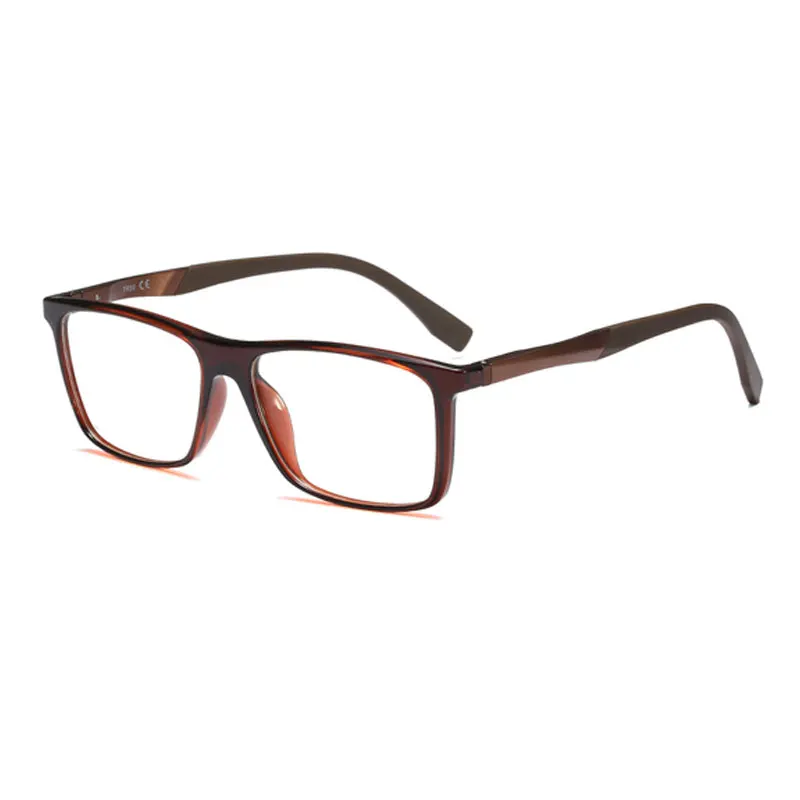 Классический Винтаж оправа для очков Для мужчин игровой рецептурная оптика очки для работы за компьютером близорукость прозрачные мужские очки вогнуто-Выпуклое стекло, Vue UV400 - Цвет оправы: C3