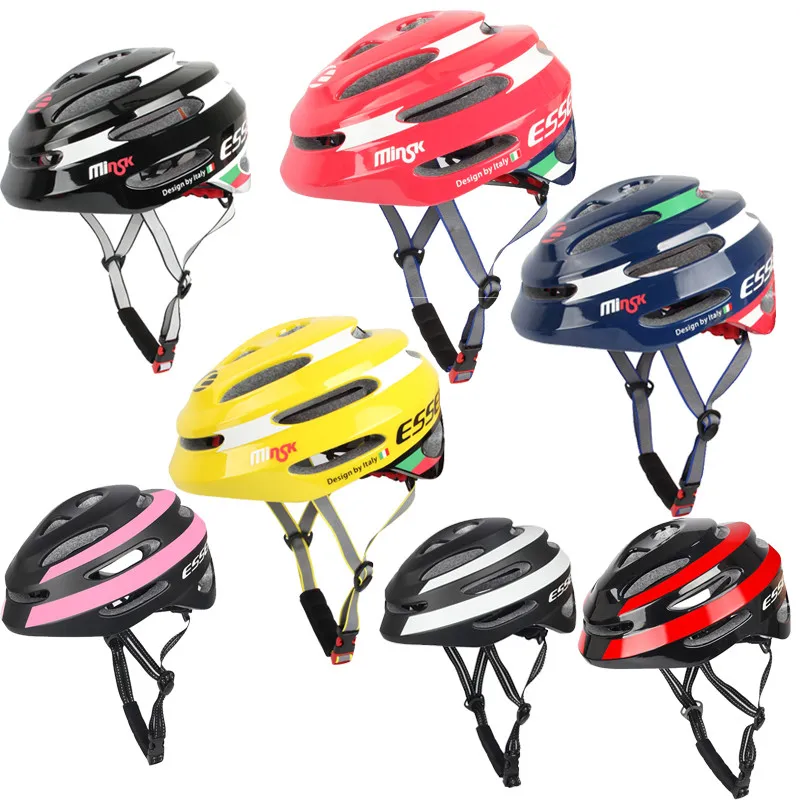 

ESSEN Men Adult Bicycle Helmet PC+EPS Integrally-Molded Cycling Helmet Road MTB Smart Bike Helmet Safety Hat Cap casco bicicleta