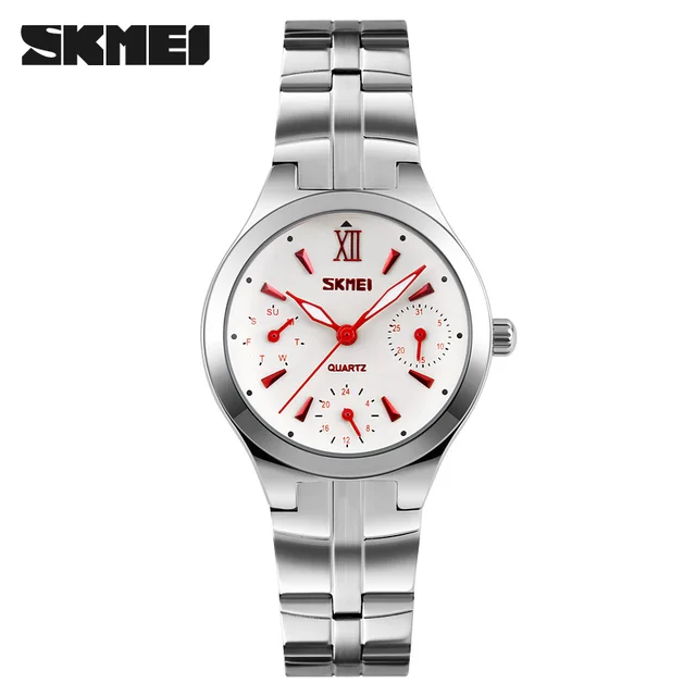 Skmei Moda Donna Orologi Al Quarzo 6 Ago Multi-Dial Acciaio Cinturino Delle Donn Skmei Moda Donna Orologi Al Quarzo 6 Ago Multi-Dial Acciaio Cinturino Delle Donn