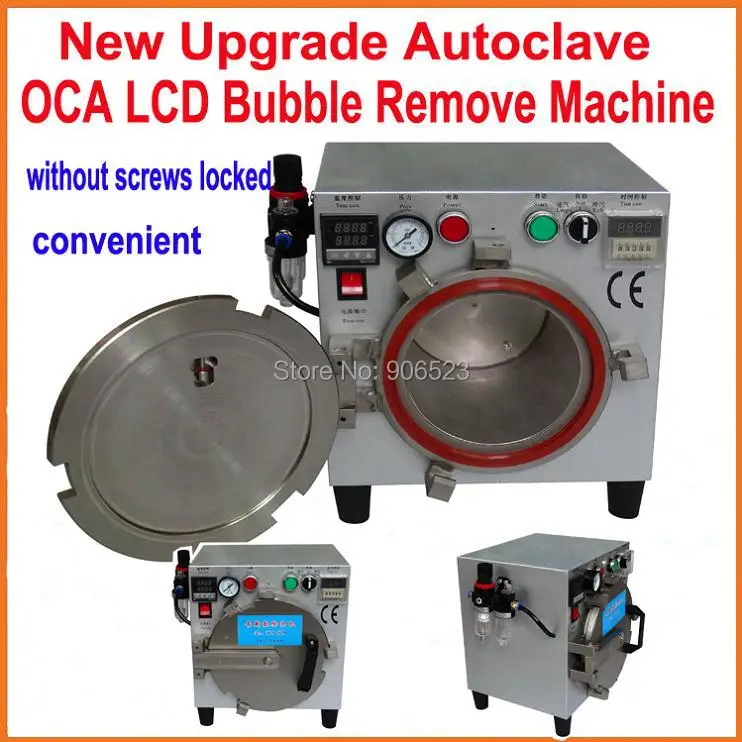 

New upgrade Mini High Pressure Autoclave OCA Adhesive Sticker LCD Bubble Remove Machine For iphone 6plus lcd repair