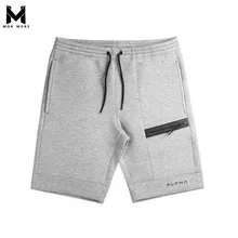 Летние Новые повседневные свободные хлопковые удобные мужские шорты на молнии модные уличные шорты для бега спортивная одежда мужские шорты