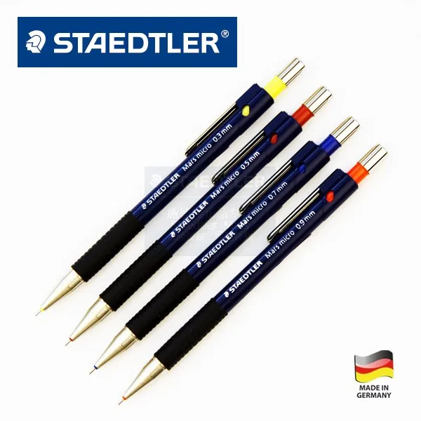 Staedtler Mars Micro 775 автоматический механический карандаш 0,3/0,5/0,7/0,9 мм сине-черный корпус Цвет для рисования, черчения, и записи