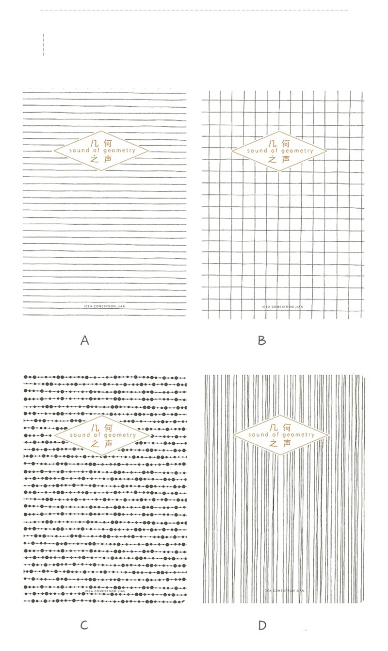 B5/A5 блокнот с катушкой геометрический горошек блокнот для рисования Дневник для рисования журнал карманные тетради школьные принадлежности