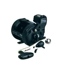 Окума Рыболовная катушка Magda приманка литейная катушка Ma-45dx правая рука барабанная катушка намотка кабеля рыболовная круглая Катушка для морской рыбалки