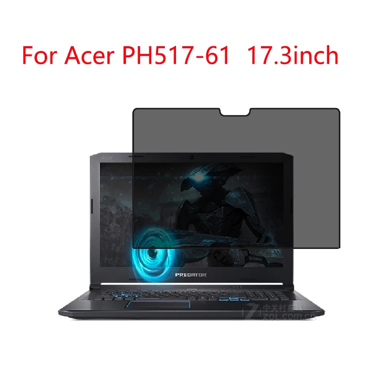 

For Acer PH517-61 17.3inch laptop screen Privacy Screen Protector Privacy Anti-Blu-ray effective protection of vision