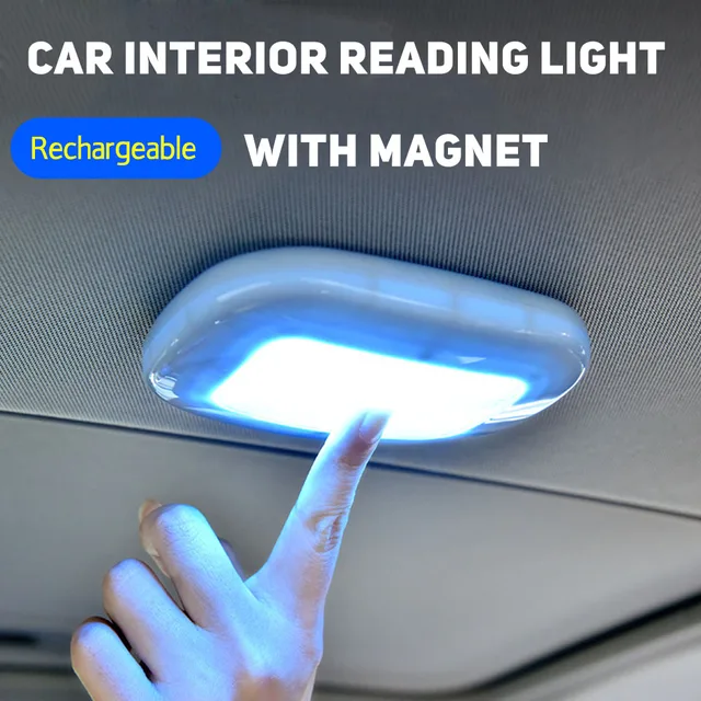Car Interior Ceiling Lights Auto USB Charging Roof LED Light