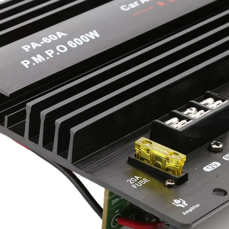 12 V 12 V 600 W coche amplificador de Audio de PA-60A Subwoofer Módulo de circuito 12 V 12 V 600 W coche amplificador de Audio de PA-60A Subwoofer Módulo de circuito