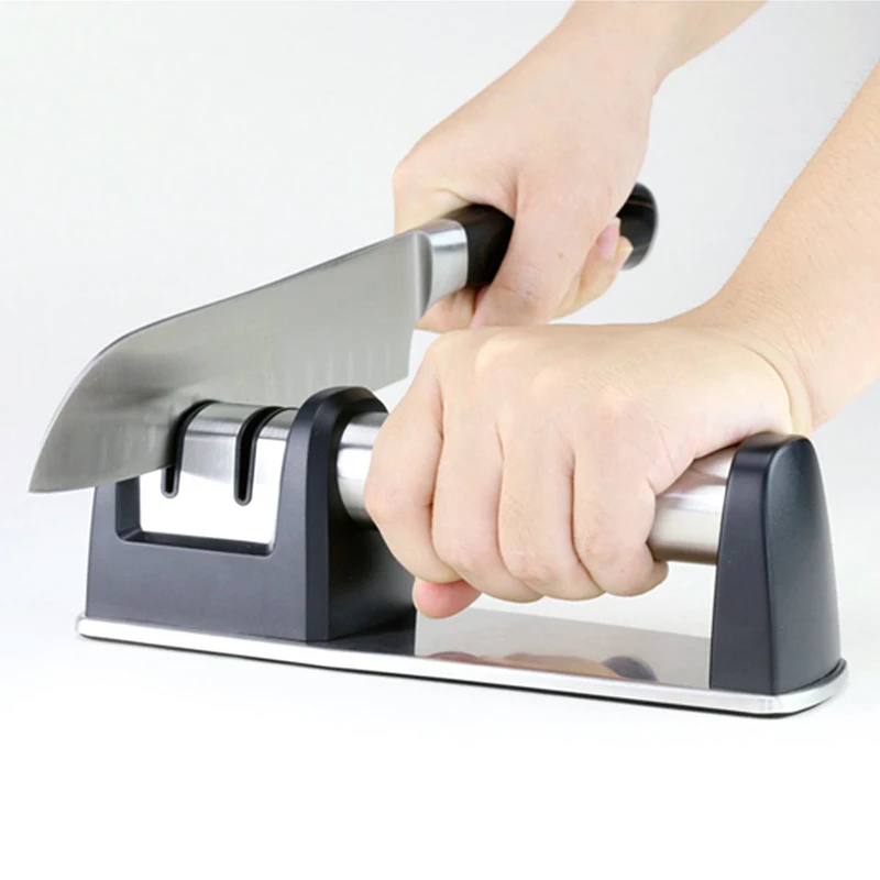 Knife Sharpener Professional For Straight And Serrated Knives 2 Style