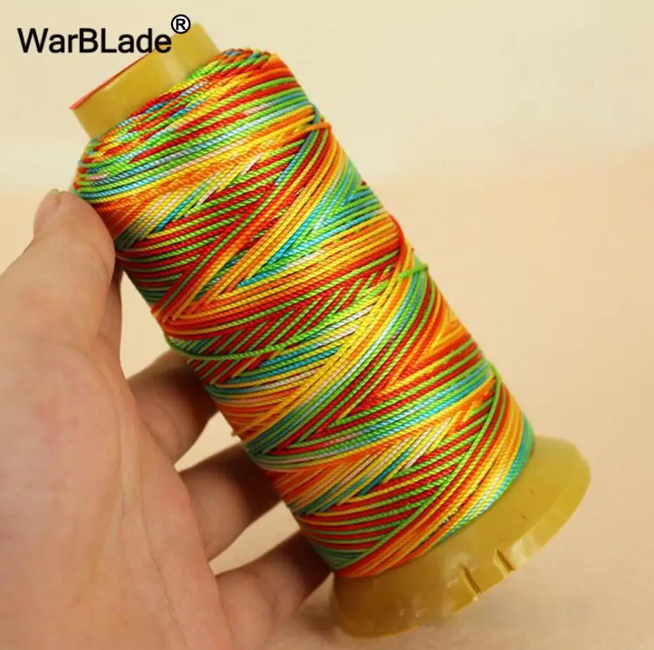 0,2 мм-1,6 мм полиамидный нейлоновый шнур, шнур для шитья, шелковый шнур для бисероплетения, для изготовления ювелирных изделий, ожерелья, браслетов, колец, WBL - Цвет: Mixed colors