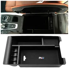 Per BMW x5 f15 per bmw x6 f16 Auto Centro Vano Portaoggetti Bracciolo della Console Box Arm Resto Contenitore Organizer Vassoio accessori interni