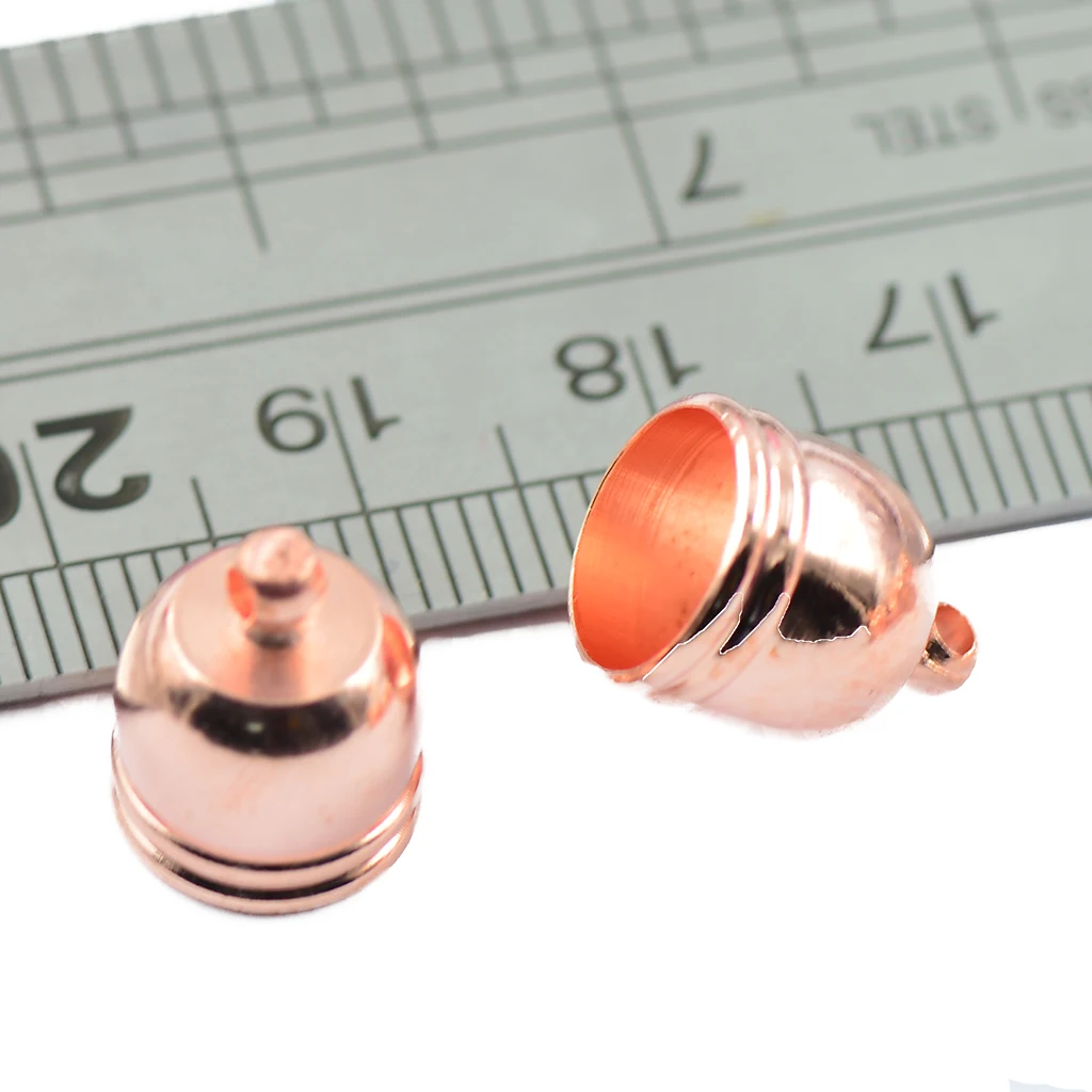 10pcs End Caps Pendant Craft Bell Shape Beads Crafts Jewelry Findings Cordsin Jewelry Findings