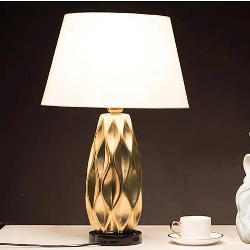 

ceramic art lamps table light bedroom bedside lamp living room simple modern fashion warm living room desk lamps ZA1120403
