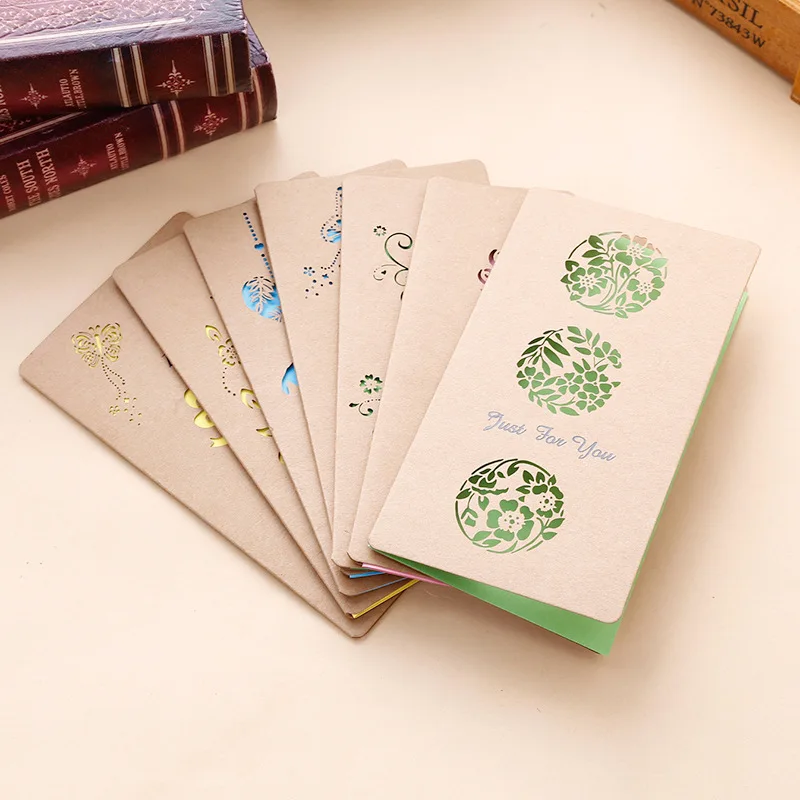 10 шт. поздравительные открытки из крафт бумаги|greeting cards|paper greeting cardmessage card |