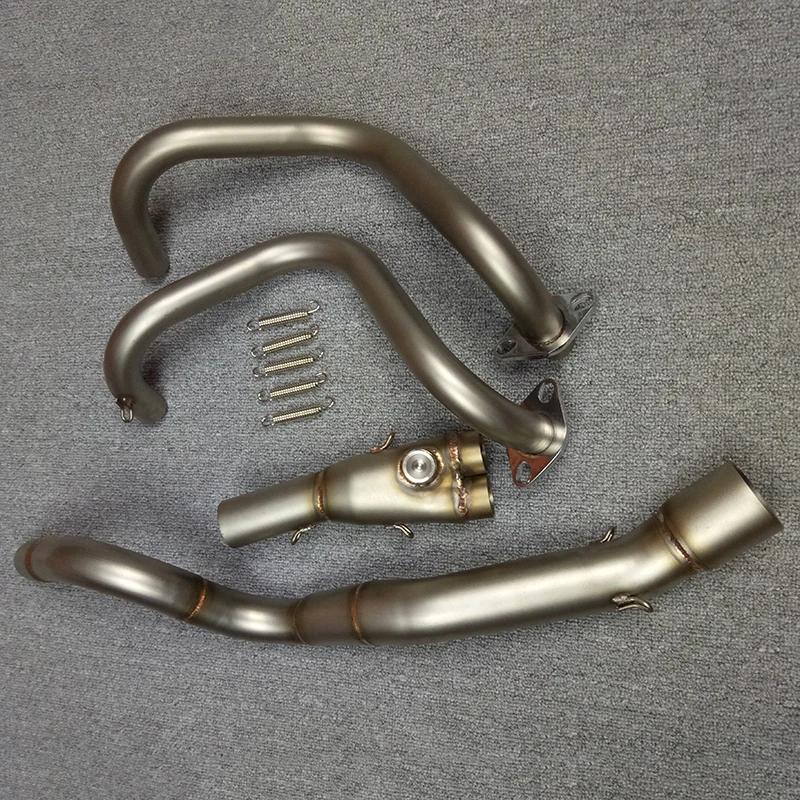 MTCLUB For Kawasaki Ninja 250 300 Z300 Z250 250R Motorcycle Modified Muffler Exhaust Contact Mid Link Pipe 304 Stainless Steel (5)