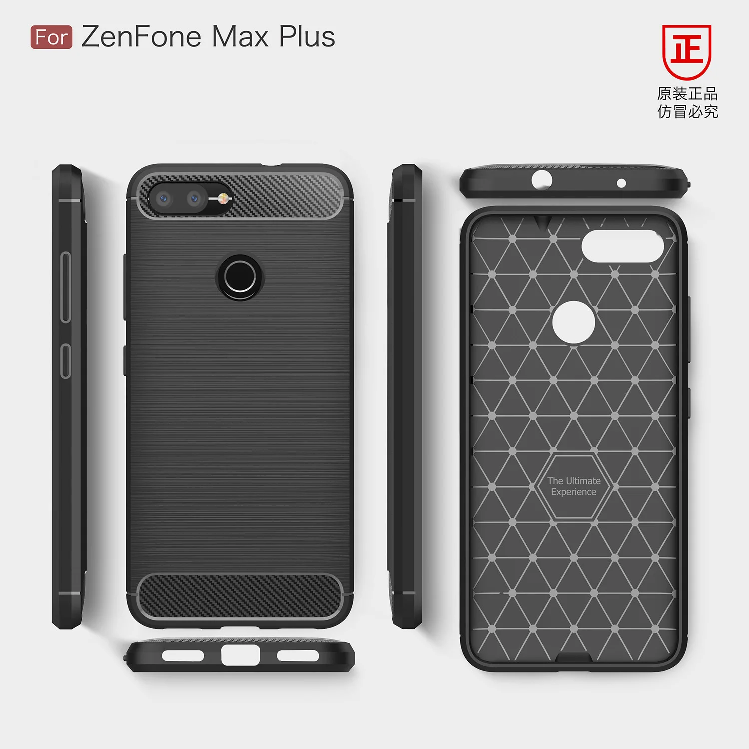 Мягкий чехол из углеродного волокна и ТПУ для Asus Zenfone Max Plus M1 ZB570TL X018D чехлы