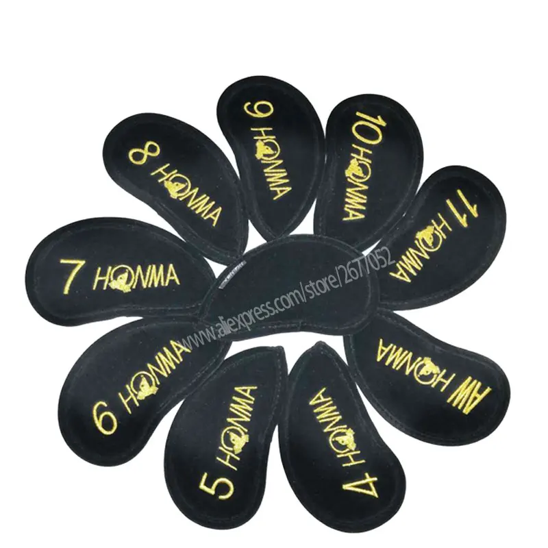New women HONMA Golf headcover high quality PU Unisex HONMA Golf irons head cover pink colors Clubs head cover Free shipping New women HONMA Golf headcover high quality PU Unisex HONMA Golf irons head cover pink colors Clubs head cover Free shipping