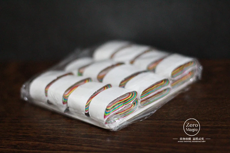 

60pcs=5bags Mouth Coils Colorful magic tricks close up magic toy illusion tool show mentalismo juegos de magie