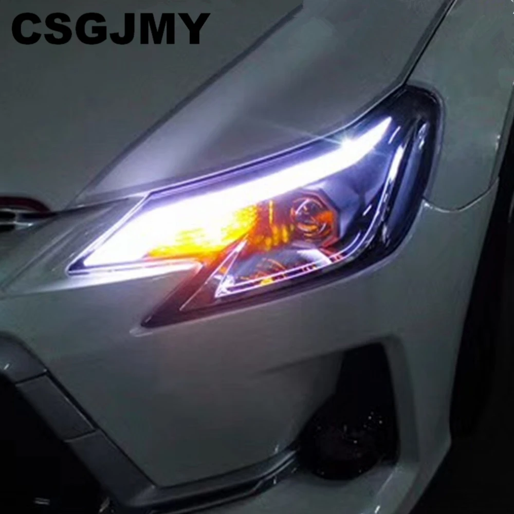 Car Styling for Toyota Reiz led headlights 2013 2014 2015 2016 new Mark X LED Head Lamp signal drl H7 hid Bi-Xenon Lens low beam |